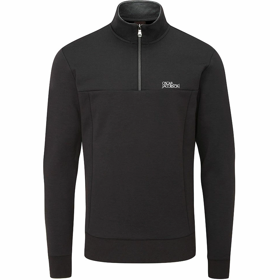 Oscar Jacobson Hawkes Tour Golf Sweater - Black