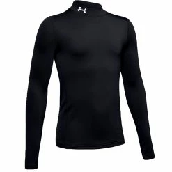 Under Armour Youth Coldgear Base Layer Mock - Black