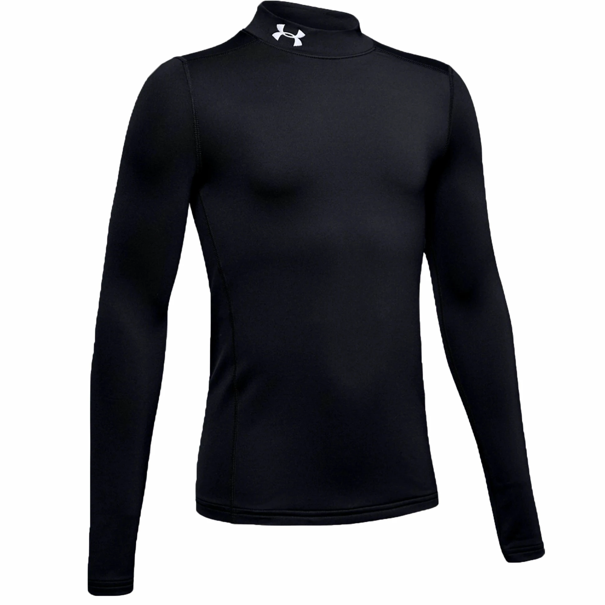 Under Armour Youth Coldgear Base Layer Mock - Black