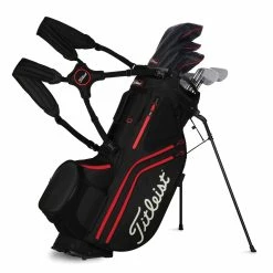 Titleist Hybrid 14 Golf Stand Bag - Black/Red