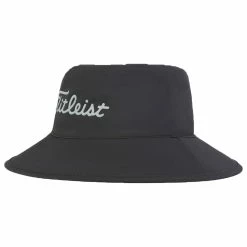 Titleist StaDry Waterproof Golf Bucket Hat - Black/Grey
