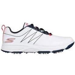Skechers Torque Spiked Golf Shoe - White/Navy/Red