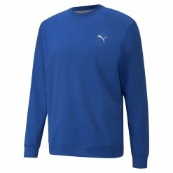 Puma Cloudspun Crew Neck Golf Sweater - Blue