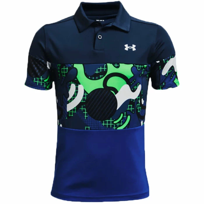 Under Armour Boys Performance Cool Supplies Polo - Navy