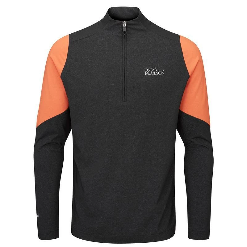 Oscar Jacobson Lodstock Tour Golf Sweater - Black