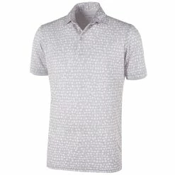 Galvin Green MACK Ventil8+ Golf Shirt - White/Grey