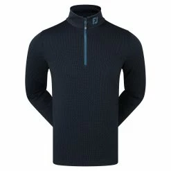 FootJoy Thermoseries Mid Layer Zip Golf Sweater - Navy/Slate