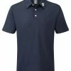FootJoy Stretch Pique Solid Shirt- Athletic Navy