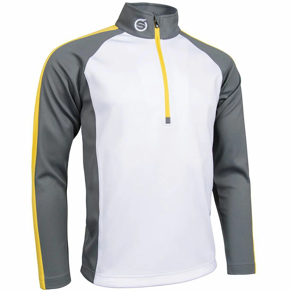 Sunderland Aspen Midlayer - White / Gunmetal / Yellow