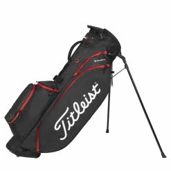 Titleist Players 4 StaDry Golf Stand Bag - Black/Black/Red